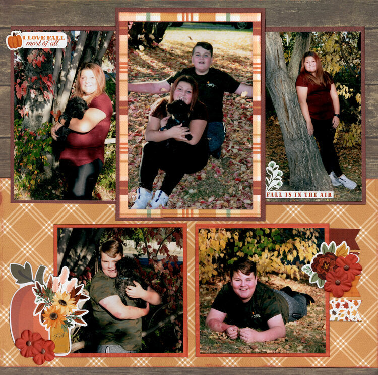 Echo Park Welcome Fall AUTUMN WHISPS 12&quot;X12&quot; Scrapbook Paper