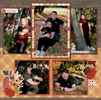 Echo Park Welcome Fall AUTUMN WHISPS 12&quot;X12&quot; Scrapbook Paper