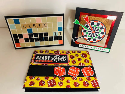 Reminisce GAME NIGHT 12&quot;X12&quot; Scrapbook Kit 9pc