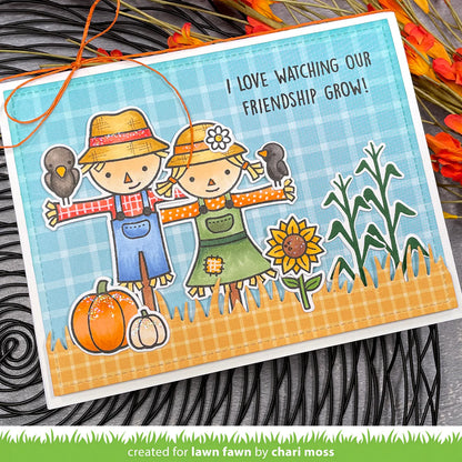 Lawn Fawn YOU CROW GIRL Stamp &amp; Die Set