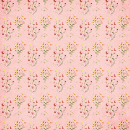 Simple Stories SIMPLE VINTAGE MEADOW FLOWERS Seeds of Kindness 12”X12” Scrapbook Paper