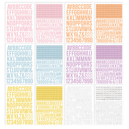 Simple Stories ColorVibe SPRING Alpha Sticker Book