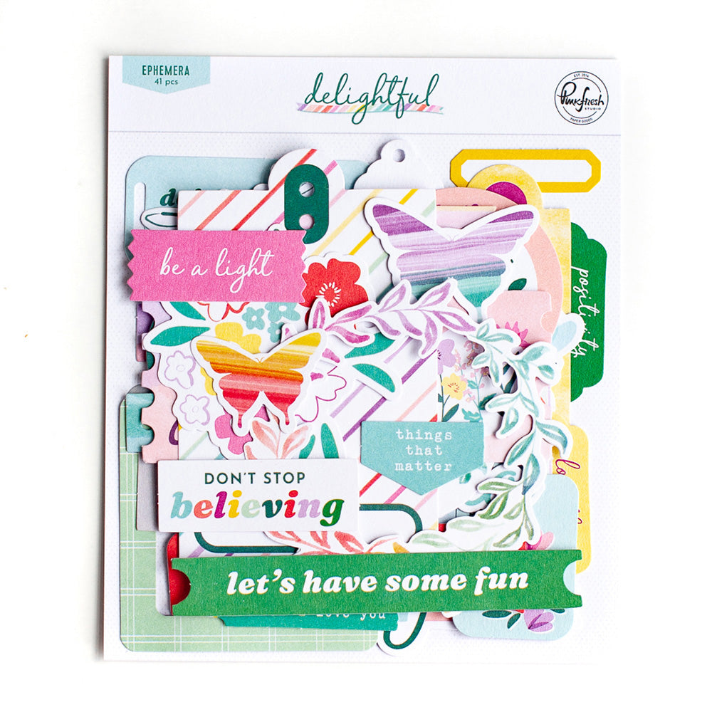 Pinkfresh Studio Delightful EPHEMERA 41pc