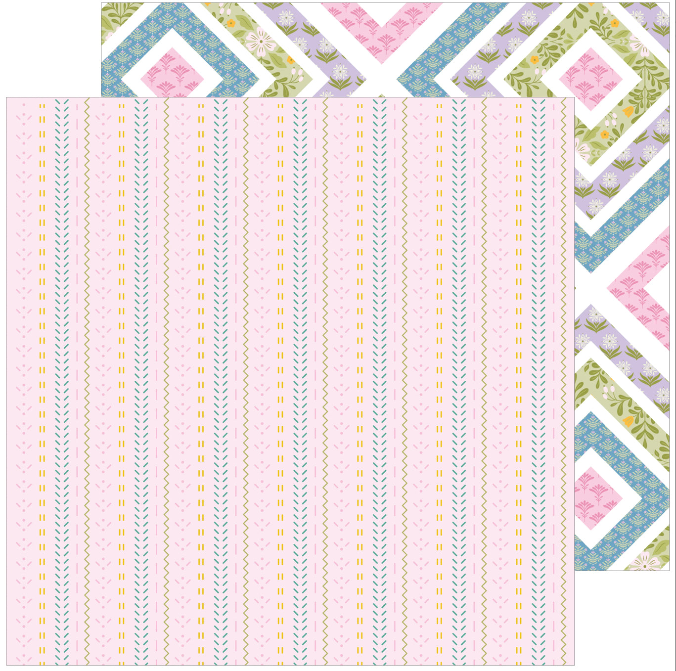 Pinkfresh Paige Evans LOVELY LANE 12”X12” Paper Pack