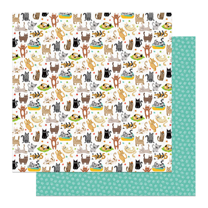 Photoplay CAT NIP 12”X12” Scrapbook Paper
