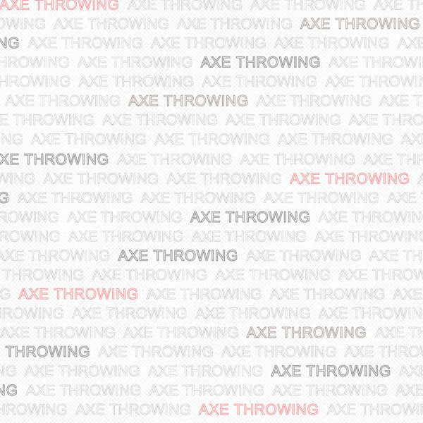 AXE THROWING ADDICT 12X12 Scrapbook Paper Sheet