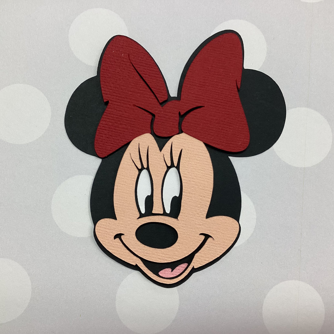 Like Disney MINNIE HEAD 3D Custom DieCut