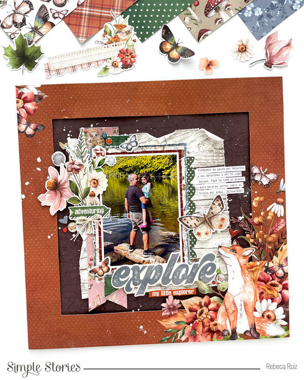 Simple Stories Simple Vintage WOODLANDS 12"X12" Collection Kit