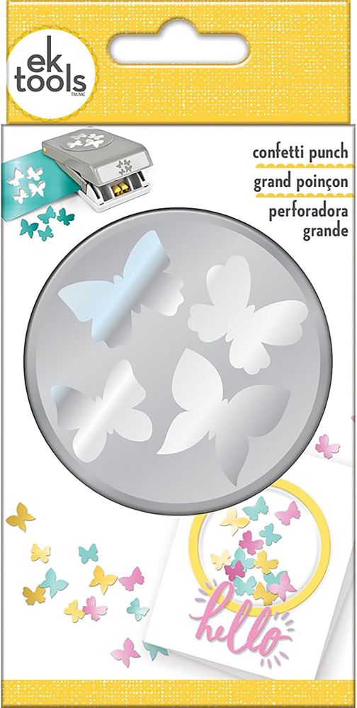 Ek Tools BUTTERFLY Confetti Punch