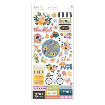 American Crafts Paige Evans Garden Shoppe 6x12 Stickers 98pc