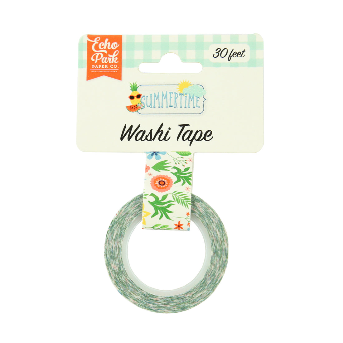 Echo Park Summertime SUMMER FLOWERS WASHI TAPE