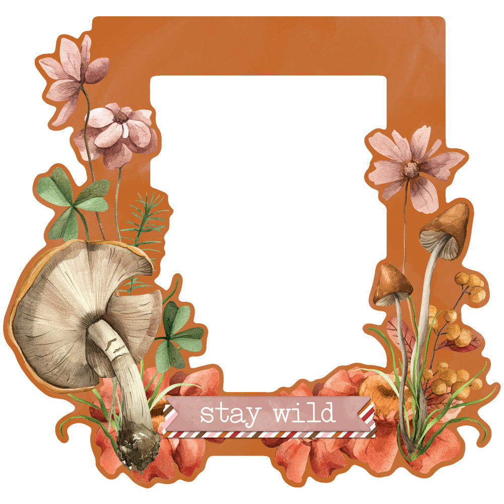 Simple Stories SIMPLE VINTAGE WOODLANDS Chipboard Frames 6pc