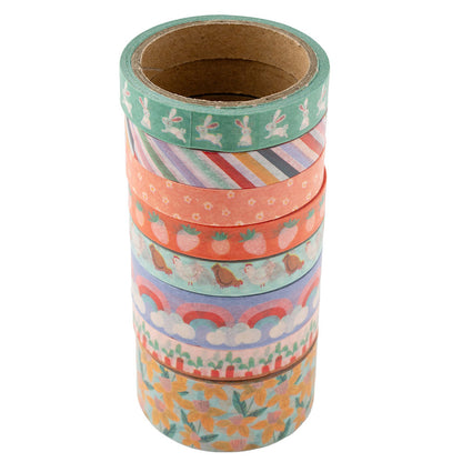 Pebbles SUNNY BLOOMS Washi Tape 8 Rolls