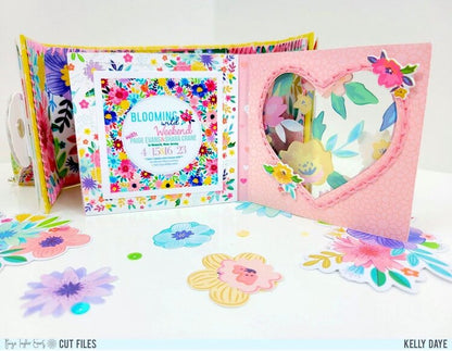 Paige Evans Blooming Wild SPECIALITY PAPER 12"X12" Foil On Printed Acetate