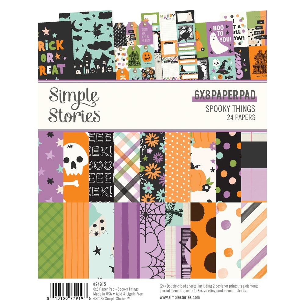 Simple Stories SPOOKY THINGS 6&quot;X8&quot; Paper Pad
