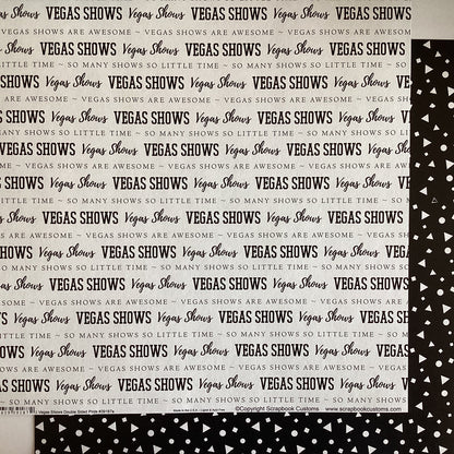 VEGAS SHOWS Pride 12X12 Scrapbook Paper