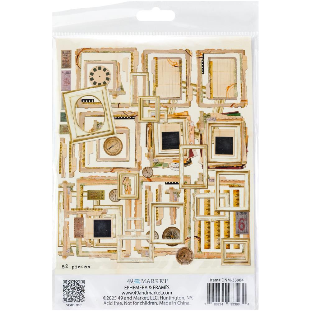 49 and Market NOSTALGIC MEMORIES Ephemera &amp; Frames 62pc