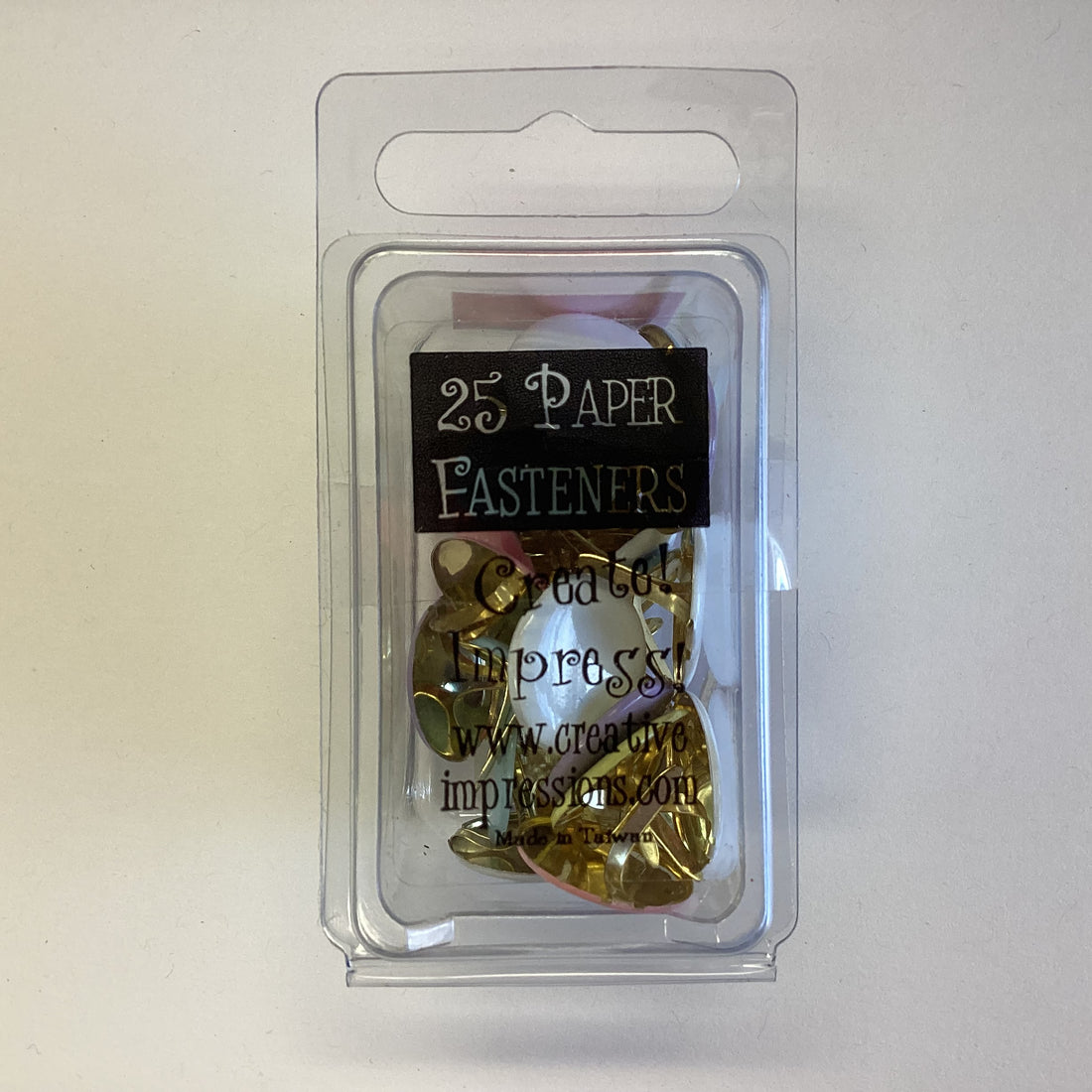 Creative Impressions SOFT LARGE ROUND FASTENERS Pastel Brads 25pc