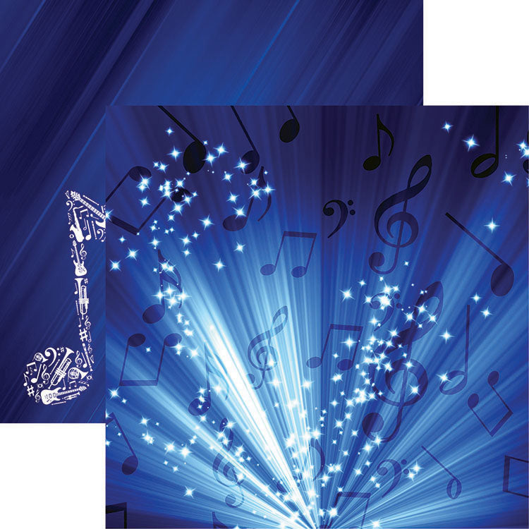 Reminisce High School Musical STAR PERFORMANCE 12”X12&quot; Scrapbook Paper