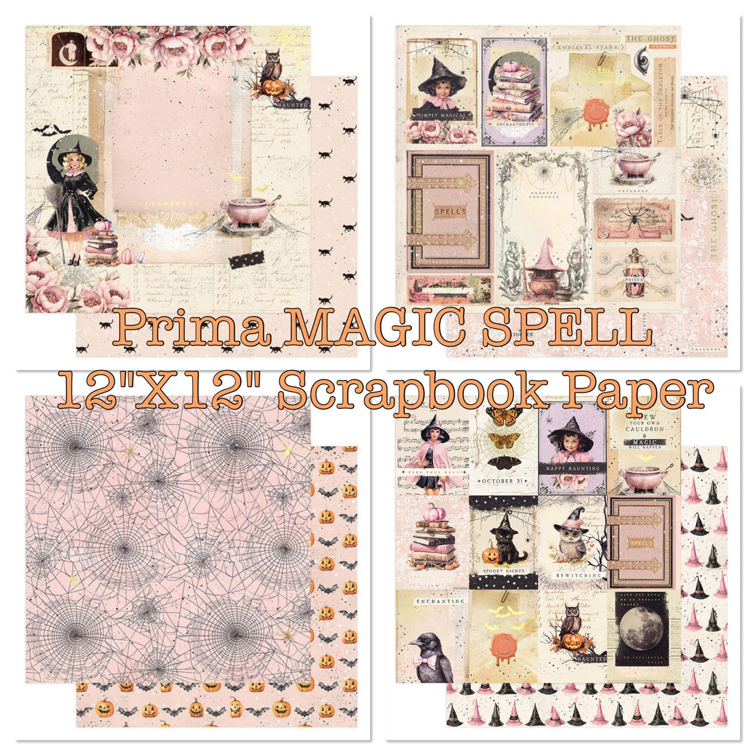 Prima MAGIC SPELL 12"X12" Scrapbook Paper