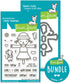Lawn Fawn YOU CROW GIRL Stamp & Die Set