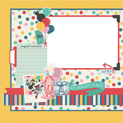 Simple Stories Simple Pages SAY CHEESE HAPPIEST PLACE Page Kit