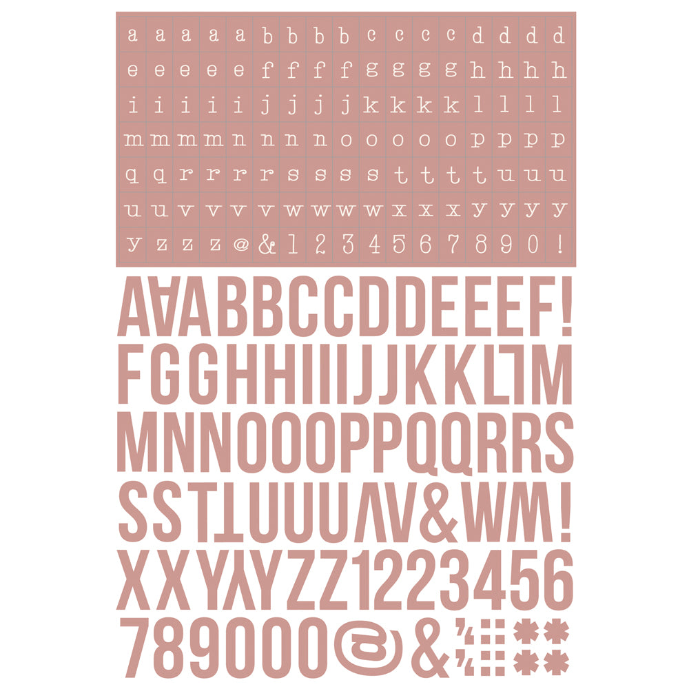 Simple Stories ColorVibe BOHO Alpha Sticker Book