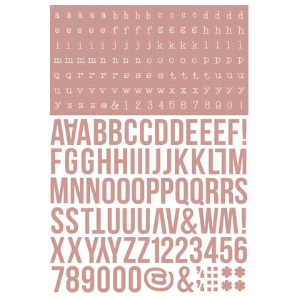 Simple Stories ColorVibe BOHO Alpha Sticker Book