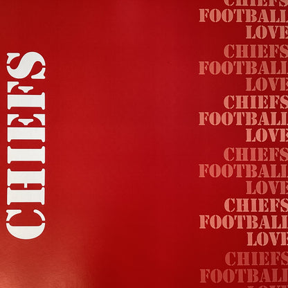 Scrapbooksrus CHIEFS FOOTBALL 12&quot;X12&quot; Scrapbook Paper Kit 12 Sheets