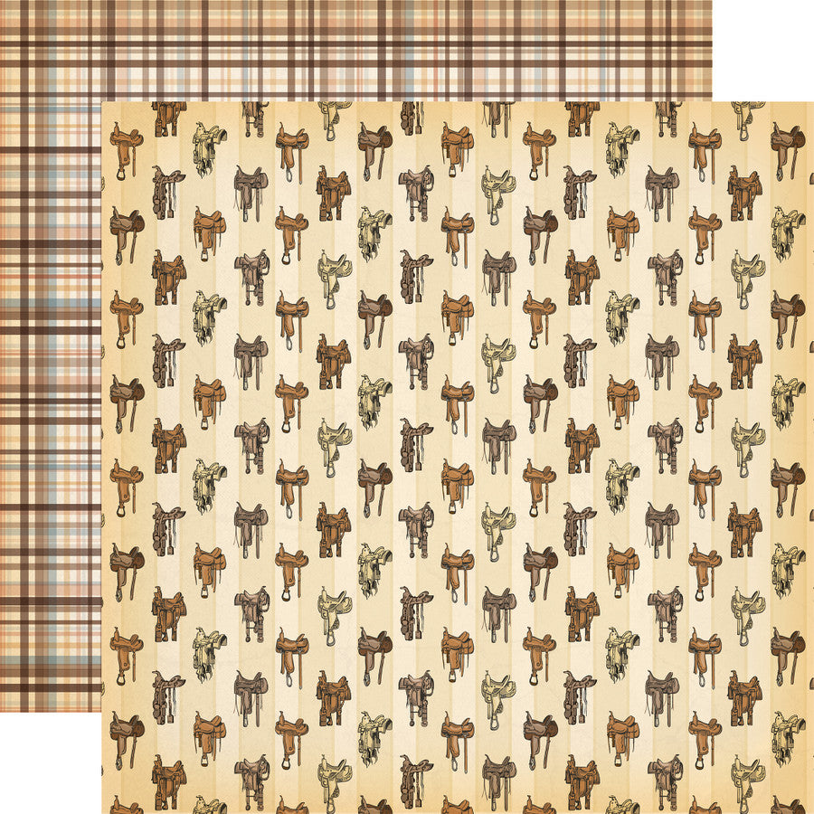 Carta Bella COWBOYS 12&quot;X12&quot; Scrapbook Paper