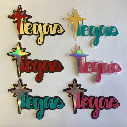 Scrapbooksrus Diecut STAR VEGAS Word Die Cuts