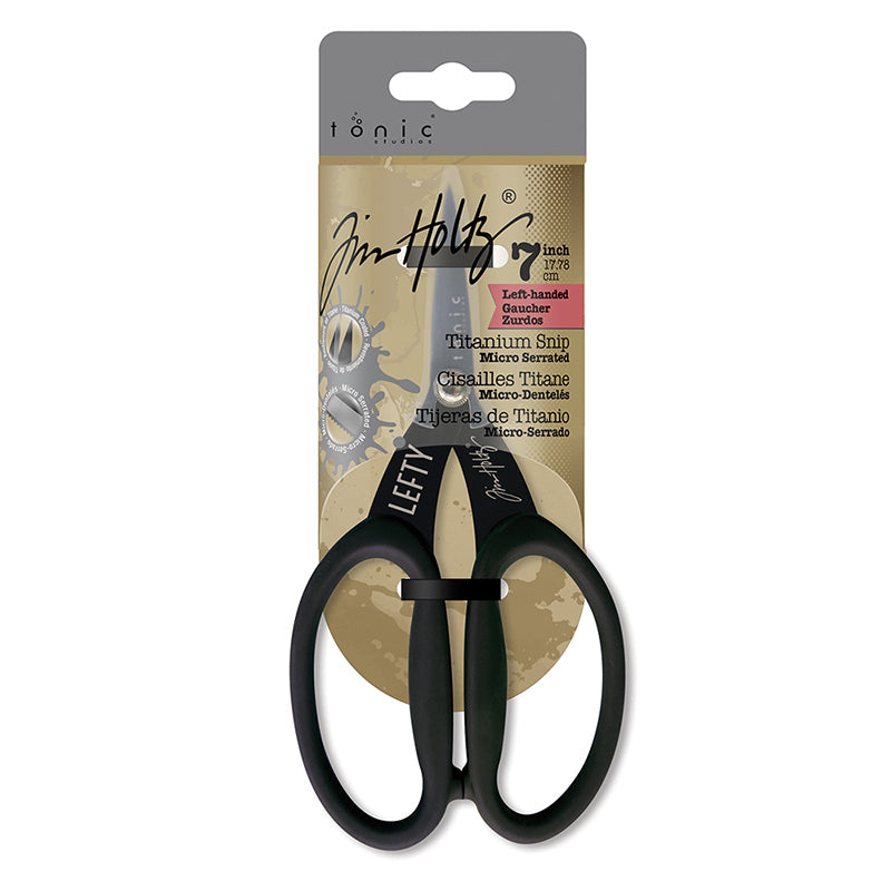 Tonic Studio Tim Holtz LEFT-HANDED SCISSORS 7in