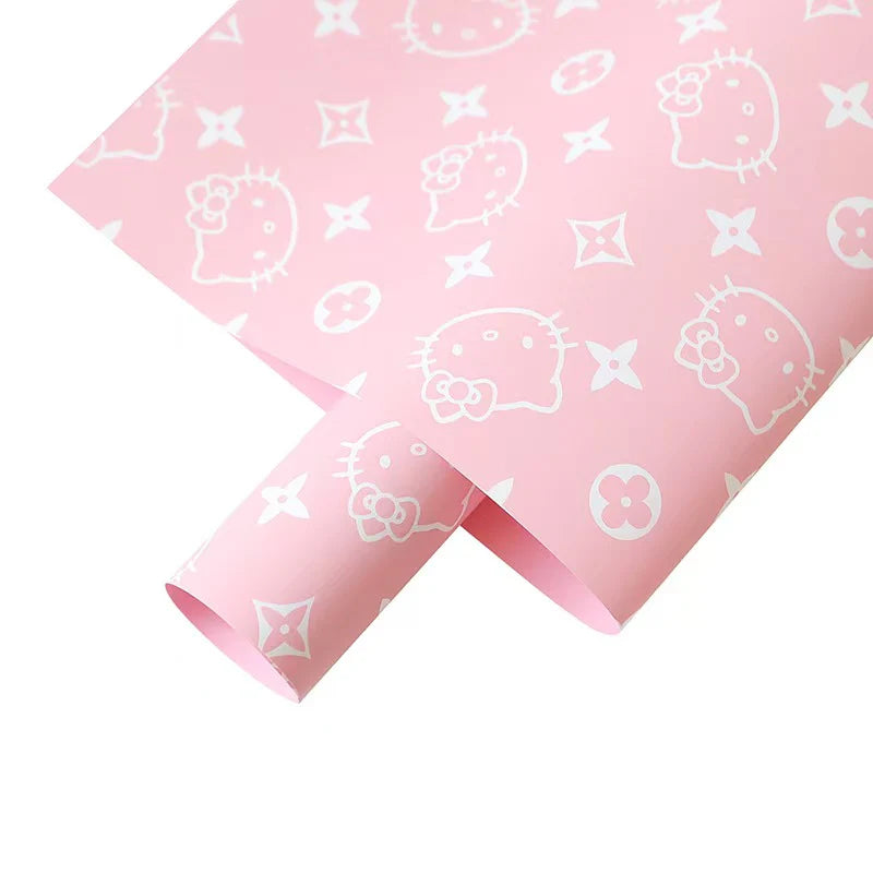 HELLO KITTY LOUIS VUITTON WRAPPING PAPER Gift Packaging Sheet