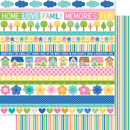 Bella Blvd LOVE GROWS HERE 12&quot;X12&quot; Scrapbook Paper