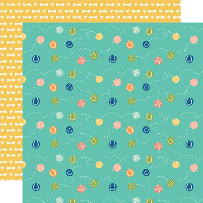 Simple Stories FUR BABY DOG 12”X12” Scrapbook Paper