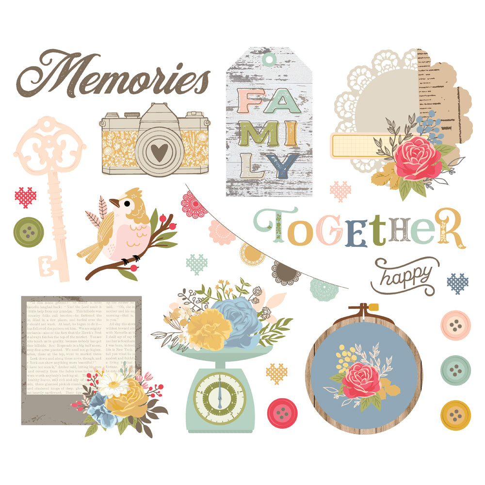Simple Stories FRONT PORCH Big Bits 22pc
