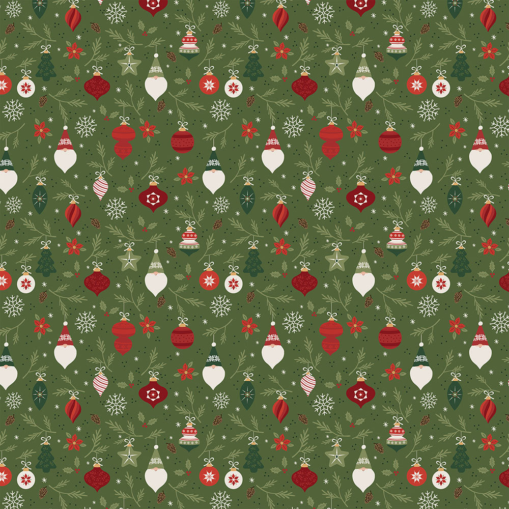Echo Park GNOME FOR CHRISTMAS 12&quot;X12&quot; Scrapbook Paper