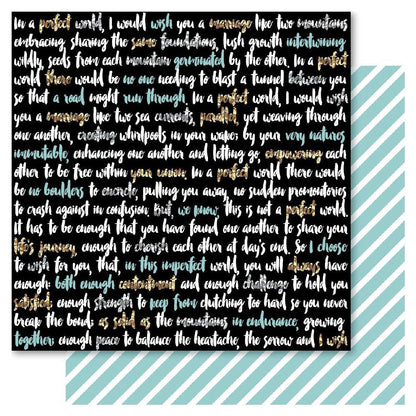 Bella! New York Paperz PERFECT WORLD 12"X12" Scrapbook Paper Pack