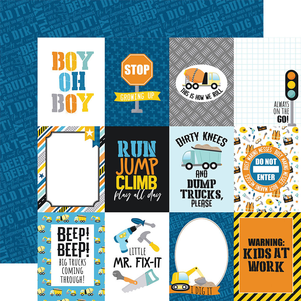 Echo Park LITTLE BUILDER 12"X12" Scrapbook Collection Kit