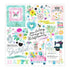 Paige Evans HAPPY HAVEN Foam Stickers 51pc