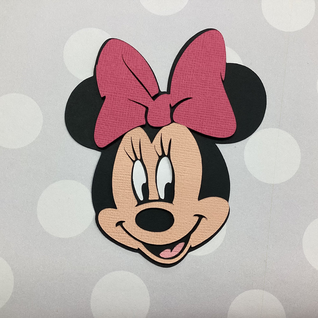 Like Disney MINNIE HEAD 3D Custom DieCut