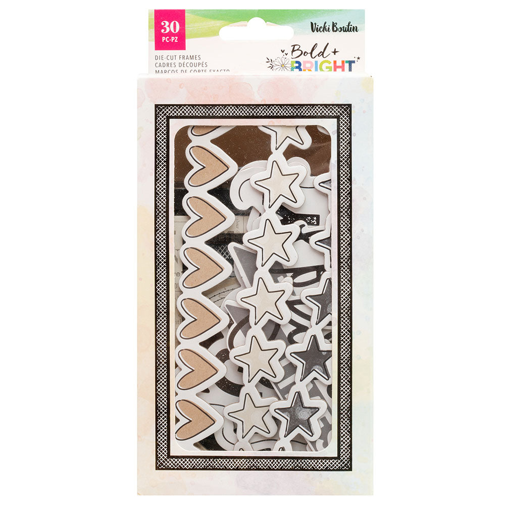 Vicki Boutin BOLD + BRIGHT Die-Cut Frames 30pc