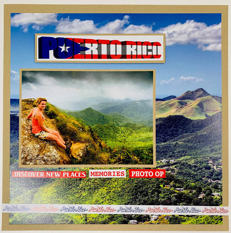 Reminisce PUERTO RICO 12"X12" Scrapbook Kit 9pc