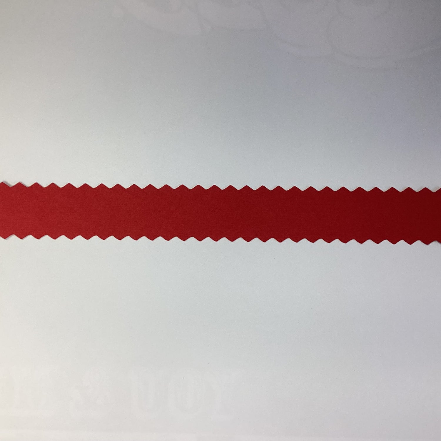 ZIGZAG BORDER Die Cut Embellishment