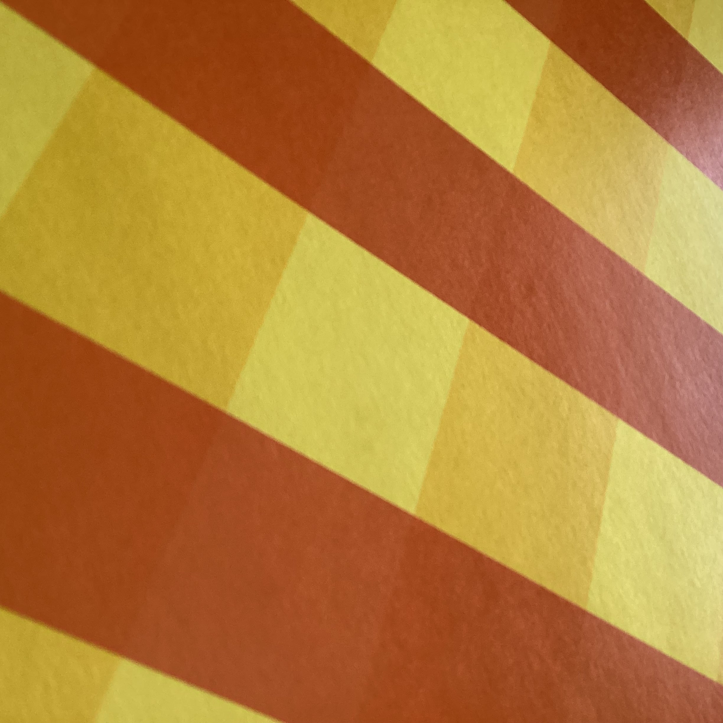 BIG PLAID Yellow Orange 12”X12” Scrapbook Paper