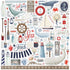 Carta Bella BY THE SEA 12"X12" Element Stickers