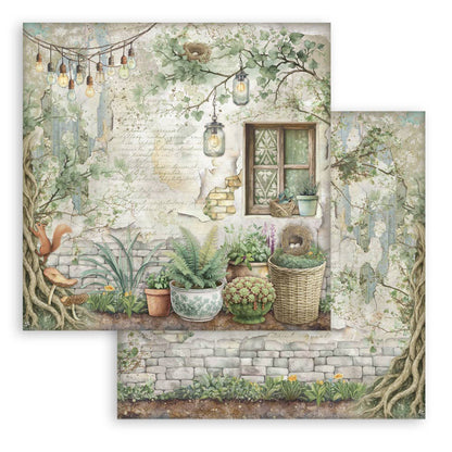 Stamperia HERBARIUM SILVAE 12”X12” Scrapbook Paper Maxi Pad