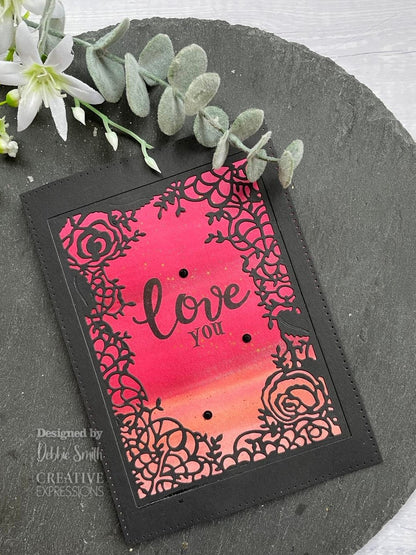Creative Expressions ROSES IN BLOOM Metal Craft Dies 2pc