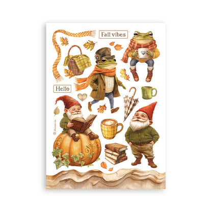 Stamperia WHISPERING WOODS Washi Pad 8 Sheets