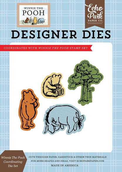 Echo Park WINNIE THE POOH Designer Stamp &amp; Die SET